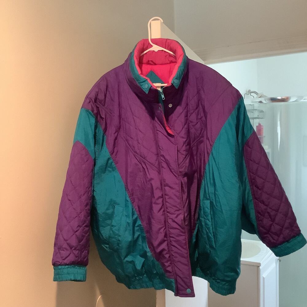 Vintage vtg Roaman’s jacket size co like size xxl 2xl extra extra large Colorblo